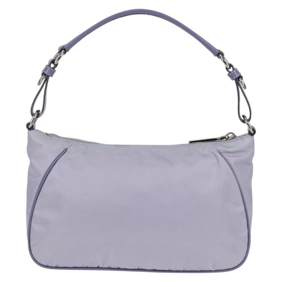 PRADA Shoulder Bag Nylon Purple Silver Auth - Picture 3 of 16